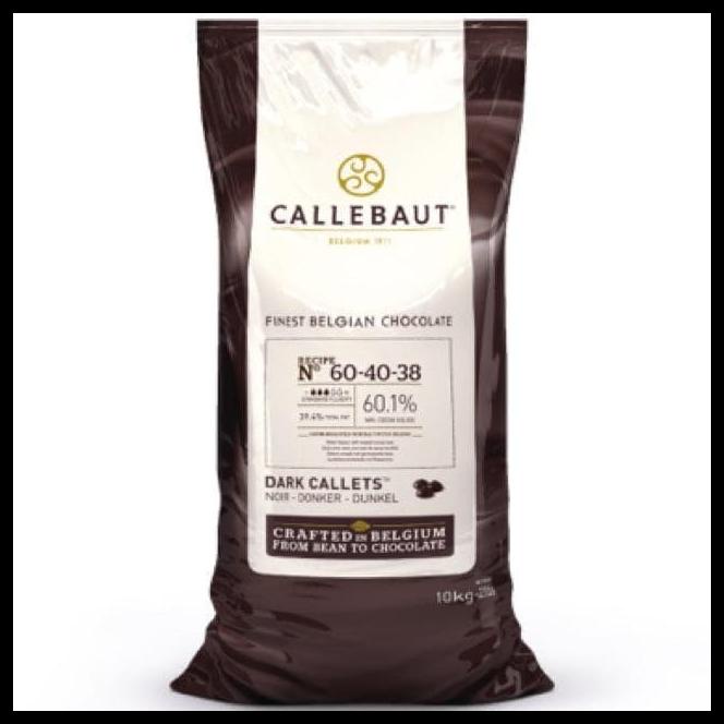 

TERBARUU!! CALLEBAUT Dark Noir Chocolate Callets Couverture 60% 500g TERLARIS