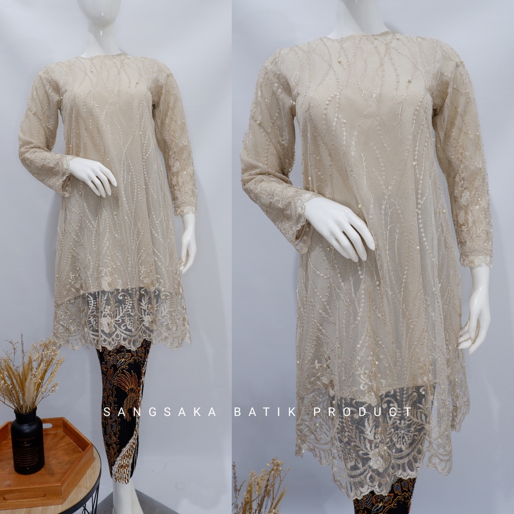 Kebaya Tunik / Tunik Brokat / Kebaya Modern / Kebaya tile / Kebaya Favorite / Batik Couple