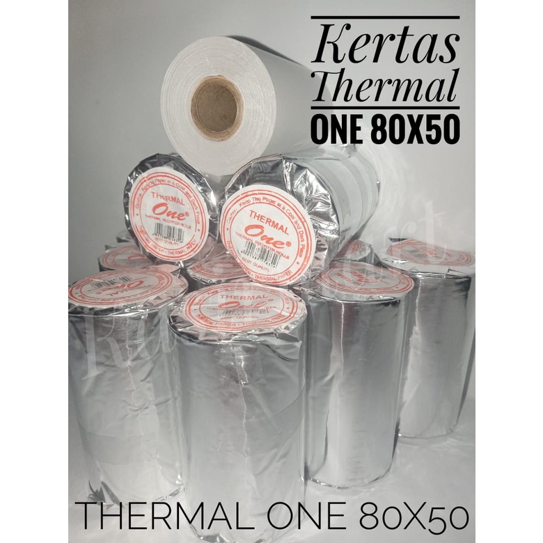 THERMAL ONE 80X48/80X50 KERTAS STRUK/KASIR/PPOB/THERMAL ONE 80 X 48 / 80 X 50 EPSON TMT82