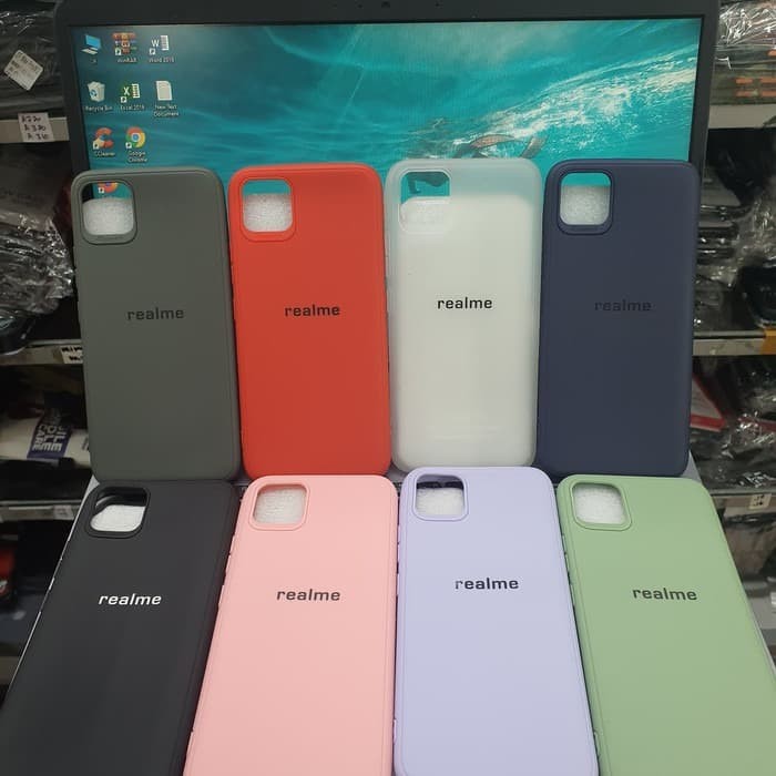 Realme C11 Silikon Macaron Casing Warna Soft Case Candy Tpu Liquid