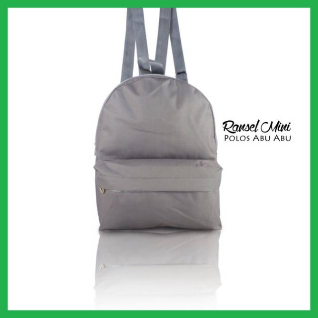 Ransel Mini Polos Tas Mini Daily Bag Tas Wanita / Tas Casual / Tas Kuliah / Tas Ransel Mini Hitam