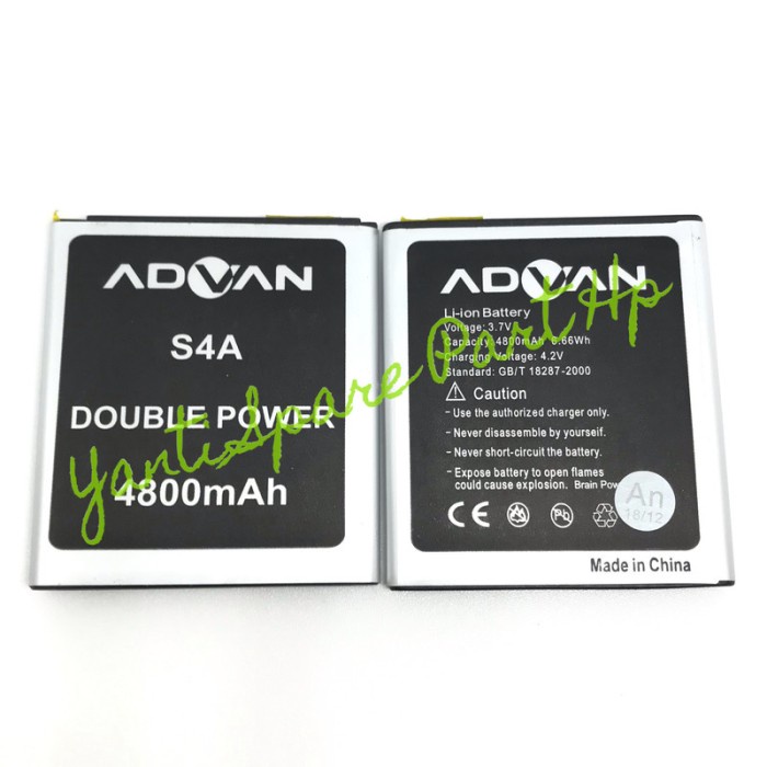 Baterai Advan S4A Original New