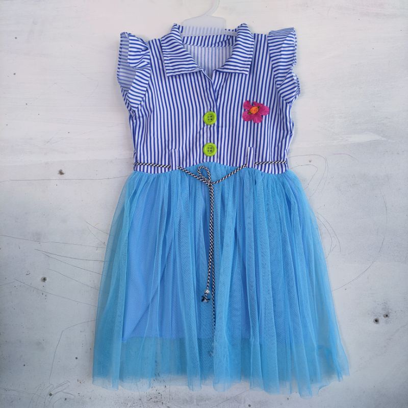 Dress tutu anak 1 2 3 4 tahun gaun tutu anak baju anak cewek perempuan ( dress Putri tutu XL )