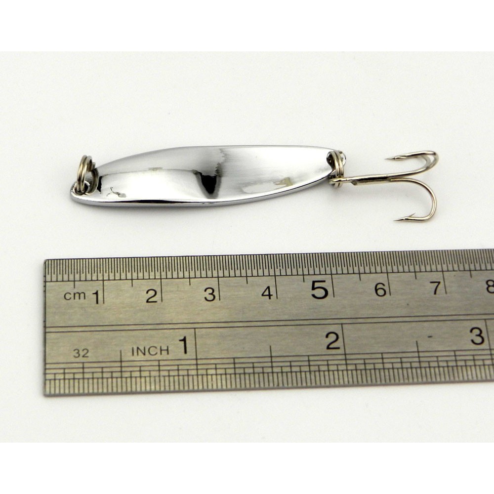 Umpan Lure Metal Spoon Silver Spinner 5cm / 7g Hengjia Ultralight Casting