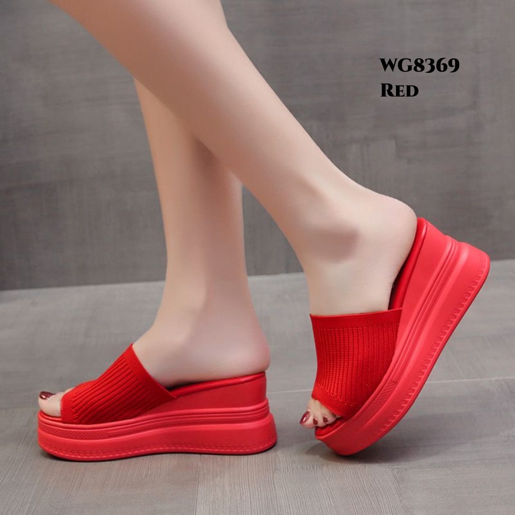 PRF Sandal Wedges Highsole Korea Shoes WG8369