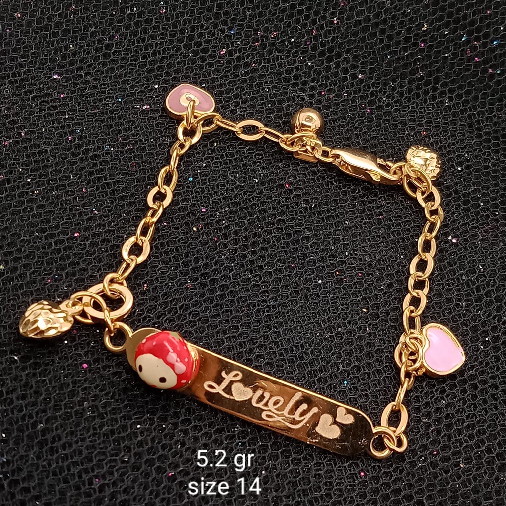 Gelang Emas 17K - Anak 5.2 gr Kadar 750 - 348