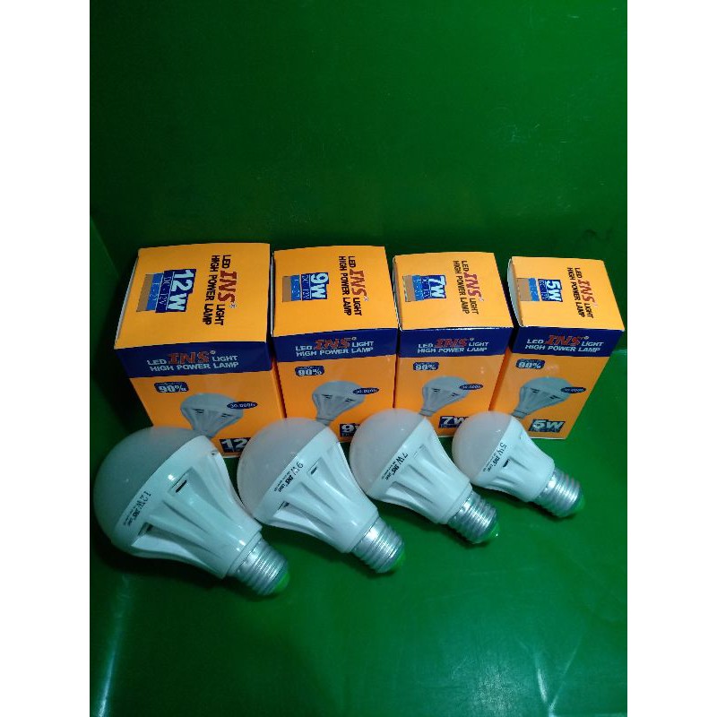 LAMPU LED DC / AKI / ACCU / BATTERAY FITTING E~27