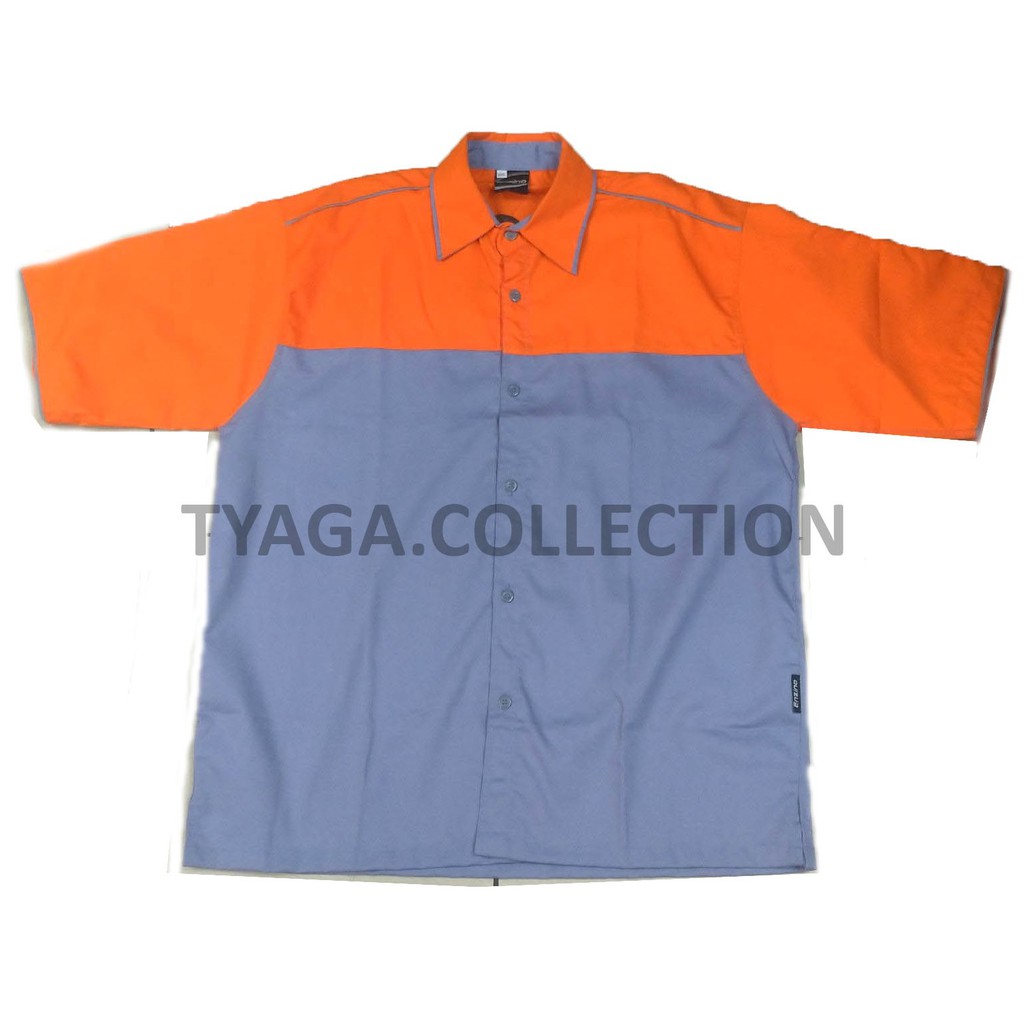 SERAGAM KOMBINASI, KEMEJA SERAGAM, BAJU KERJA, SERAGAM DRILL, BAJU PDH