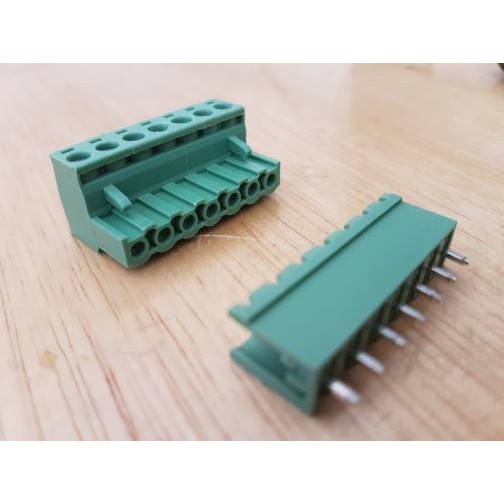 2EDG 5.08 7P lurus Green Terminal pin Block Connector screw 5.08mm