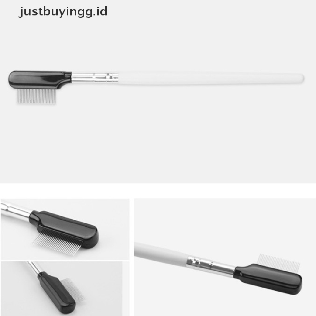 (Justbuyingg.Id) Sisir Alis / Bulu Mata Bahan Stainless Steel