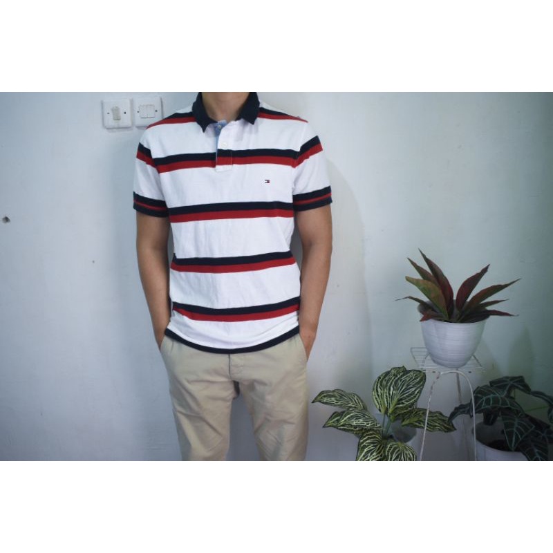 kaos polo tommy hilfiger second original