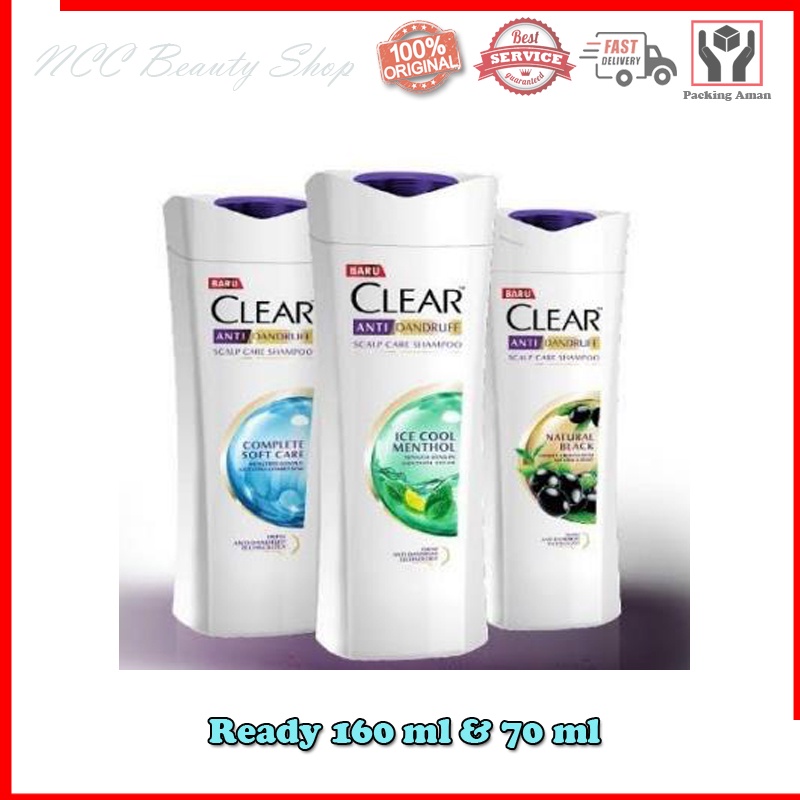 * NCC * CLEAR Shampoo Ice Cool Menthol Complete Soft Care All Variant Shampo