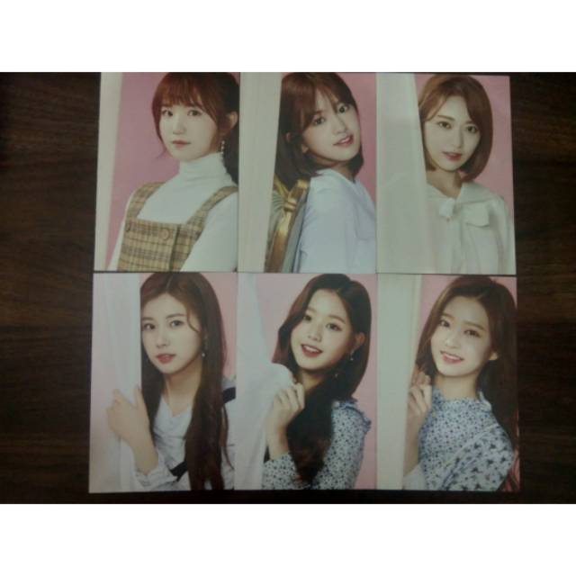 IZ*ONE Official GMarket Postcard.
