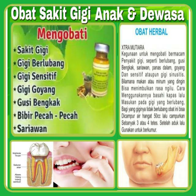 Obat Sakit Gigi Anak Dan Dewasa Obat Tetes Aman Untuk Anak 6 7 8 9 Tahun Shopee Indonesia