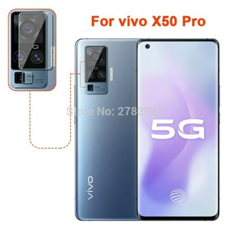 VIVO X50 X50 PRO Tempered Glass Camera Anti Gores Kamera Bening