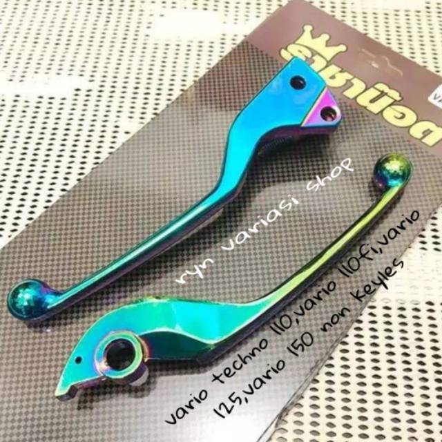 Handle handel rem cbs twotone hijau green tosca vario 110 fi vario 125 150 beat fi CBS combi brake