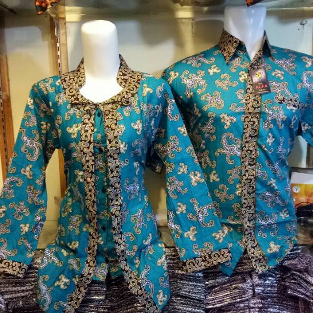Couple batik exclusive bunga