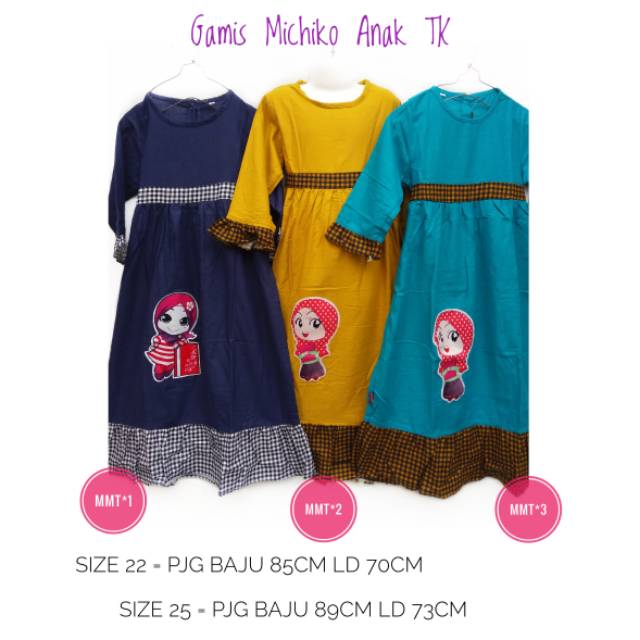 Gamis Michiko Anak TK