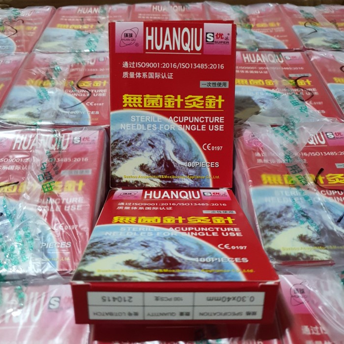 [best seller] Jarum Akupuntur HuanQiu / Acupunture Needle / 0.30x40mm(1.5 cun) kasar
