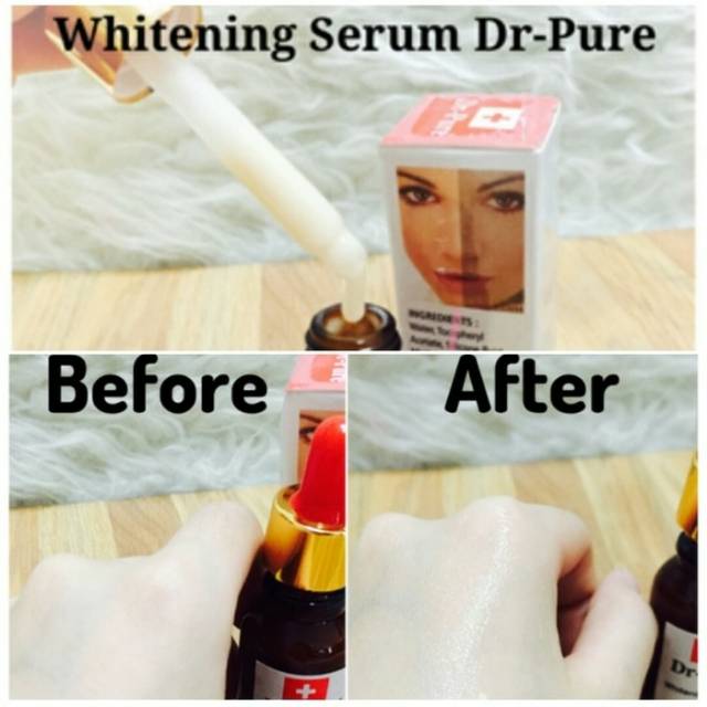 SERUM Dr.PURE ORIGINAL BPOM WHITENING SERUM 20ML ORIGINAL BPOM