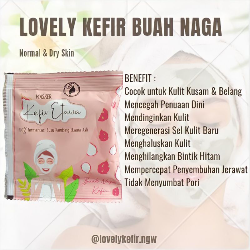 

[FREE GIFT]BUAH NAGA BY LOVELY KEFIR NATURE
