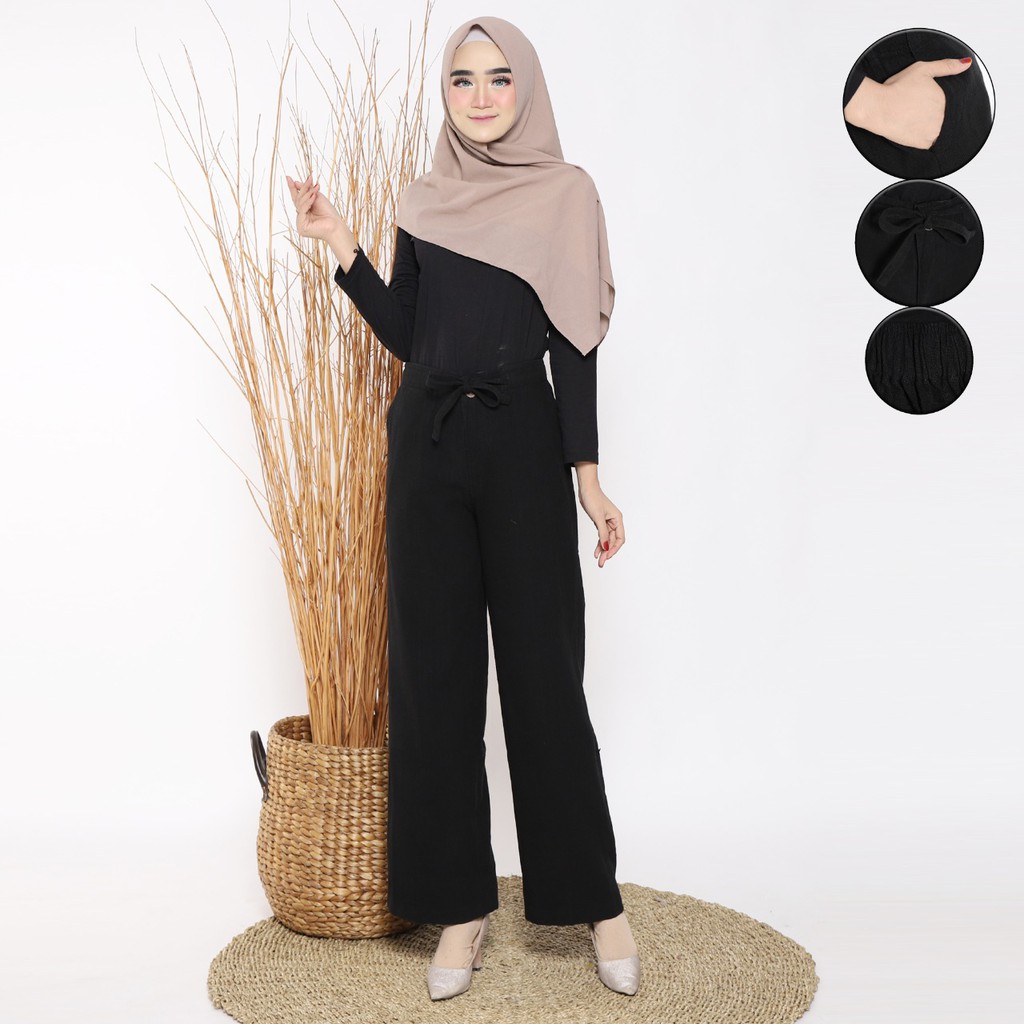 Celana Kulot Wanita KEKINIAN (VALDE) Celana Katun Wanita Celana Wanita celana Linen