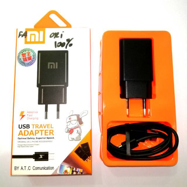 Charger Xiaomi MI USB Travel Adapter fast charging Micro USB cas hp redmi note 1 2 3 4 5a mi 3 4