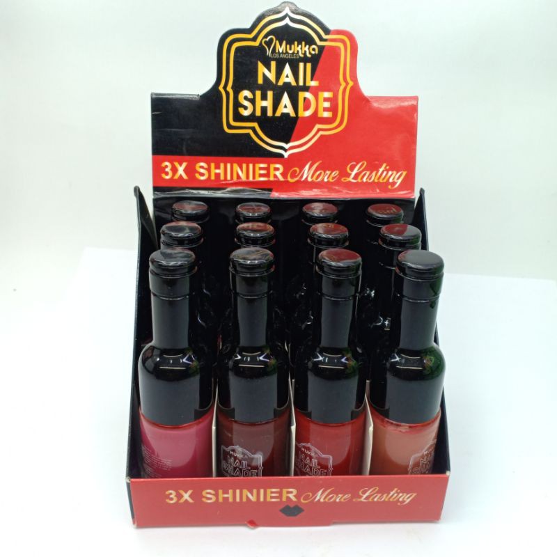 KUTEK MUKKA NAIL SHADE SHINER KUTEK ISI 12.PCS