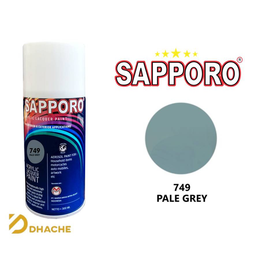 Cat Semprot PALE GREY 749 Sapporo Abu Muda  Spray Pylox Pilox 300 ML