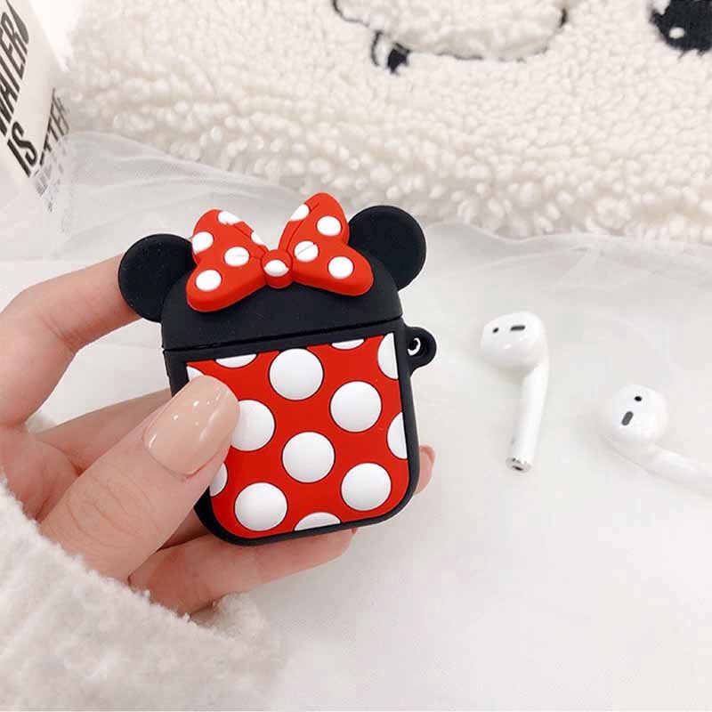 (Ready stock) Casing Silikon Apple Airpods i10 i12 i9s tws Motif Kartun Ins