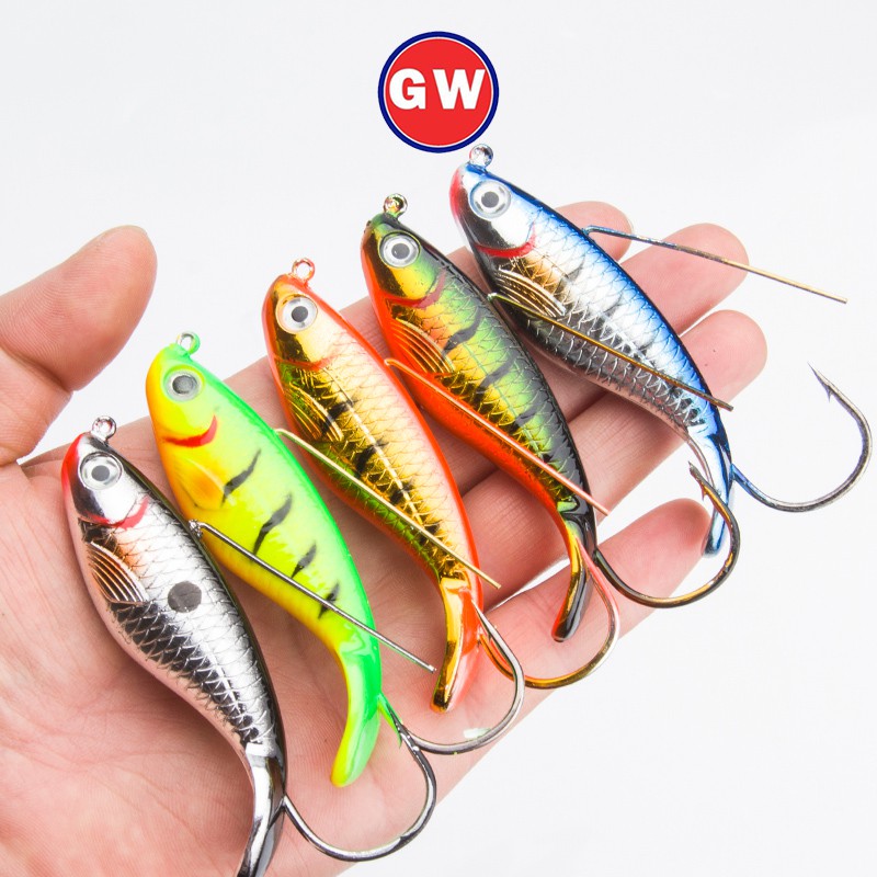 Alat Pancing Umpan Pancing Heavy Sinking Minnow Minnow Lure CrankSet Alat Pancing Murah CrankBait relix nusantara 8.5cm/21.2g Umpan Pancing Buatan Umpan Ikan Umpan Mancing