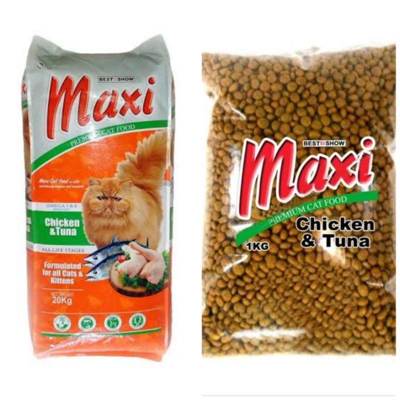 MAXI MAKANAN KUCING 1KG-michi PETSHOP