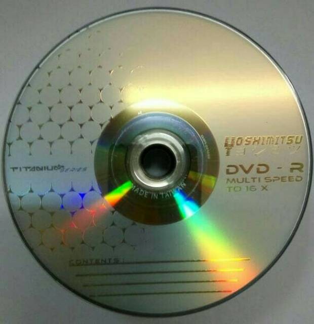 DVD-R 16X YOSHIMITSU TITANIUM SERIES SPINDEL ISI 50 KEPING