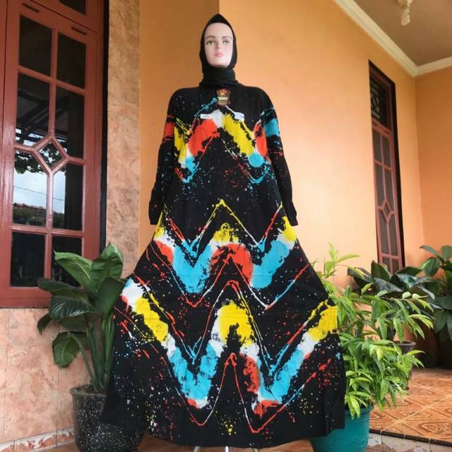 Batik Twill Asli Pekalongan, Gamis Batik, Batik Pekalongan Asli, Batik Pekalongan Original