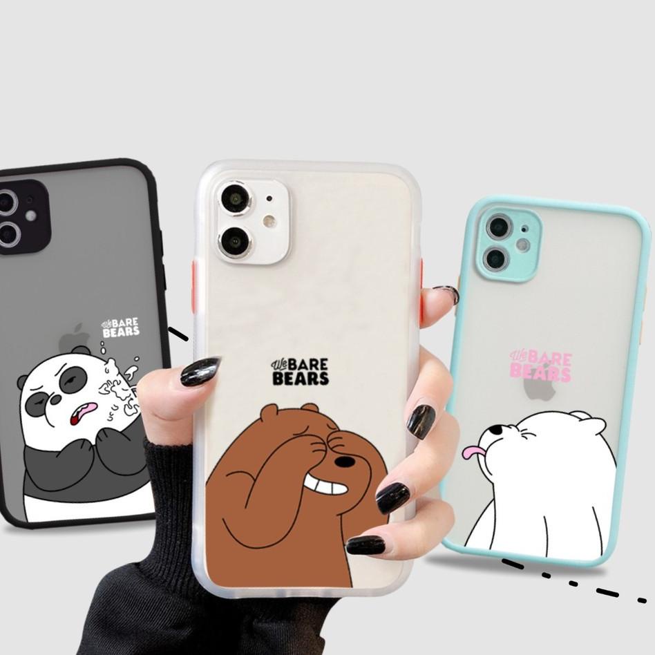 KDR.25Au22q ◦ PRINTING HYBRID we bare bears case oppo a3s a5 2020 a9 2020 f11 f9 a5s a7 a12 a1k C1 c