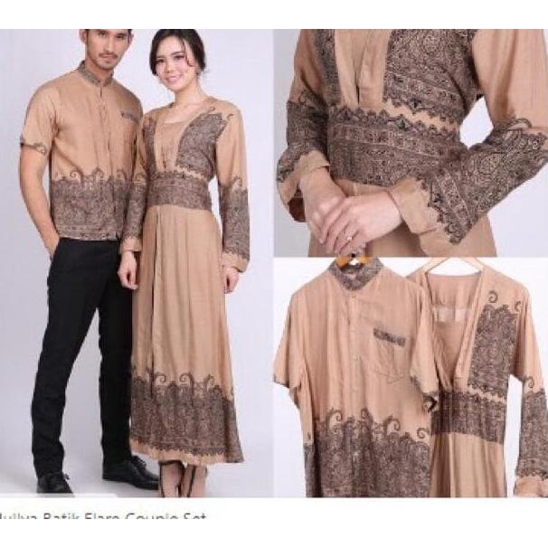 Batik Cauple gamis couple elegan batik setelan batik atasan batik