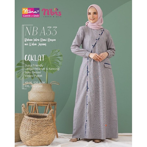 40+ Trend Terbaru Model Baju Nibras Gamis Nibras Terbaru 2020