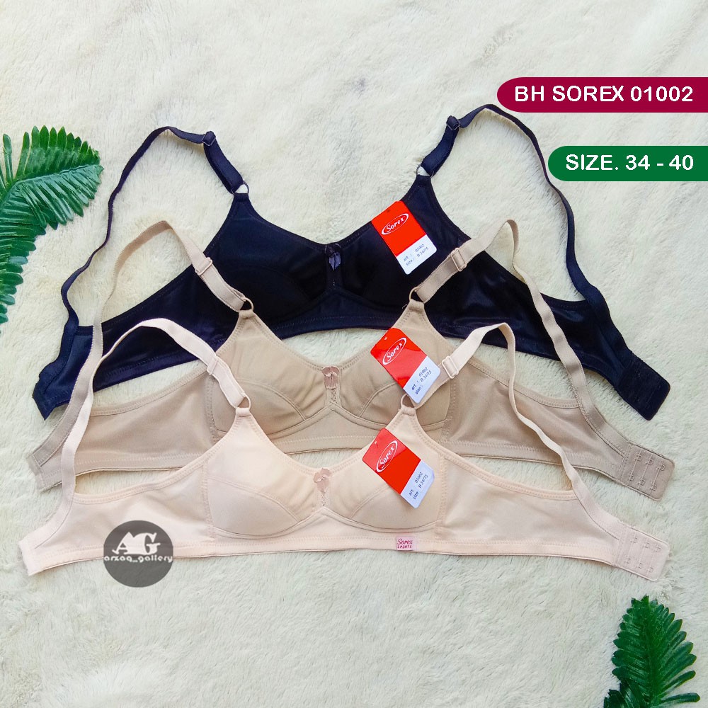 BH SOREX SPORT 01002 | Bh Sorex Busa Tipis Tanpa Kawat Kancing 2 | Bh Sorex | Pakaian Dalam Wanita | Bh Wanita | Bra Wanita