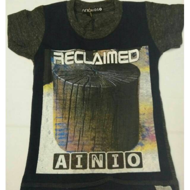 Kaos distro anak reclaimed kaos anak lengan pendek