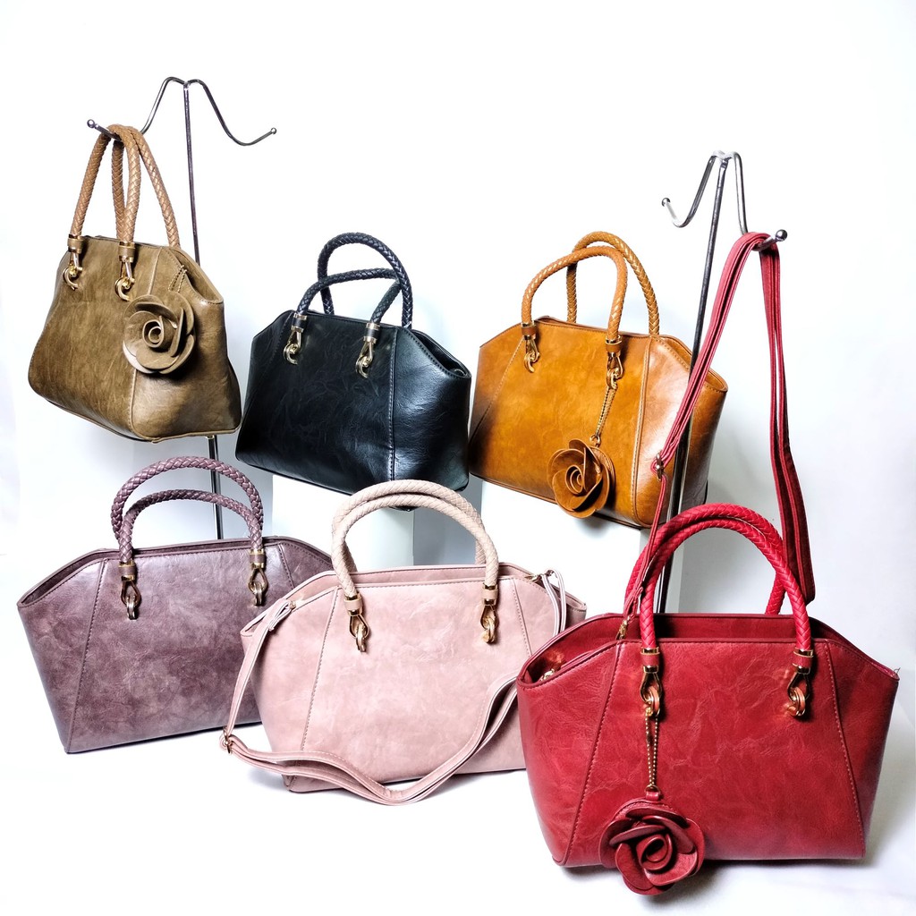 Sale! Tas Jinjing Selempang Fashion Wanita Unik Import 9565 Bonus Gantungan Bunga