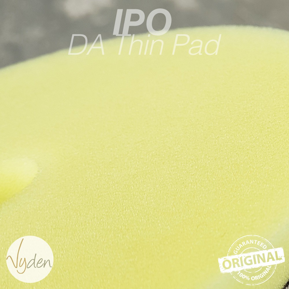 IPO Yellow Polishing Thin Pad 6inch Flat Kompon Halus Polish Busa Poles Mobil Dual Action MURAH