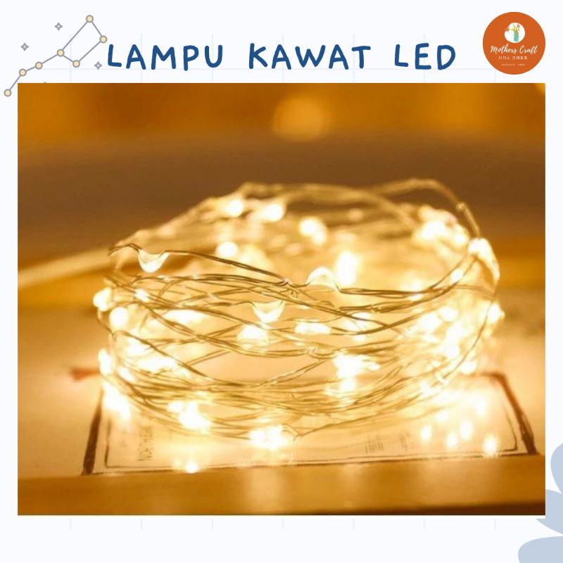 Lampu Kawat LED Lampu Hias Dekorasi Fairy Tumblr
