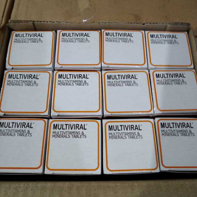 MULTIVIRAL ISI 60 TABLETS MULTIVITAMIN MINERAL ARTO PHARMA