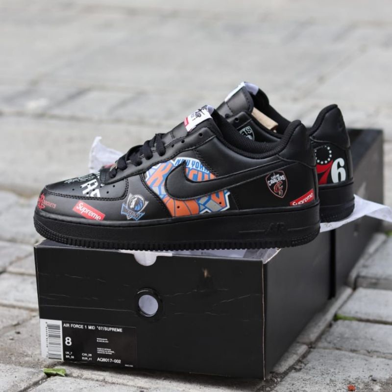 Supreme X NBA X Air Force 1 Chicago Bulls