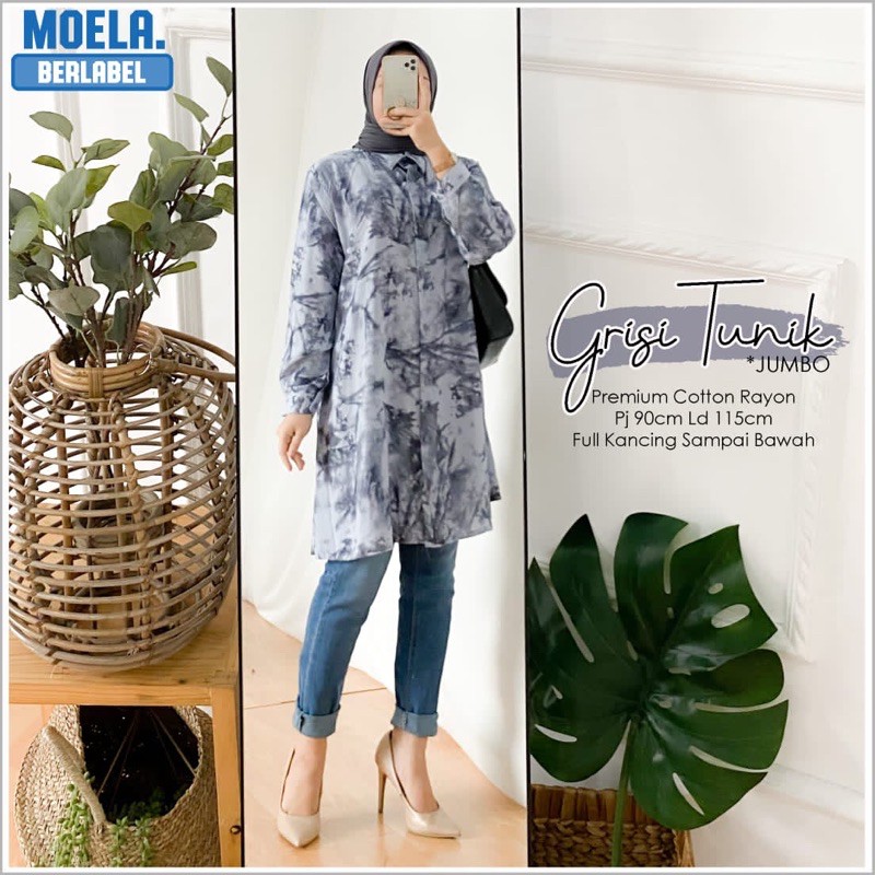“GRISI TUNIK” TUNIK RAYON ORIGINAL BY MOELA
