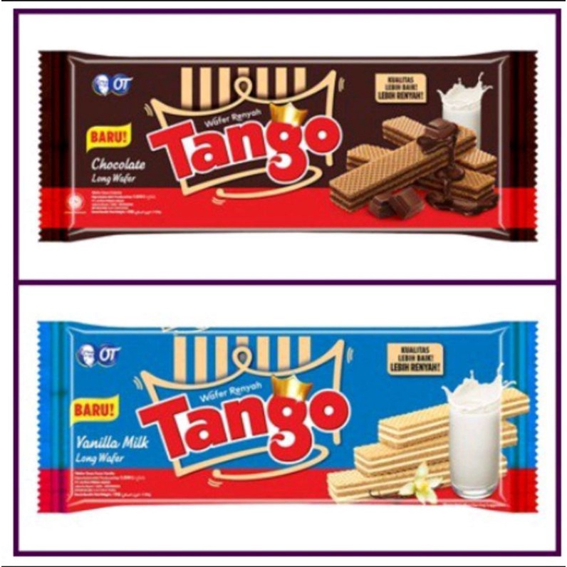 

Wafer tango Coklat dan vanilla 130 gr