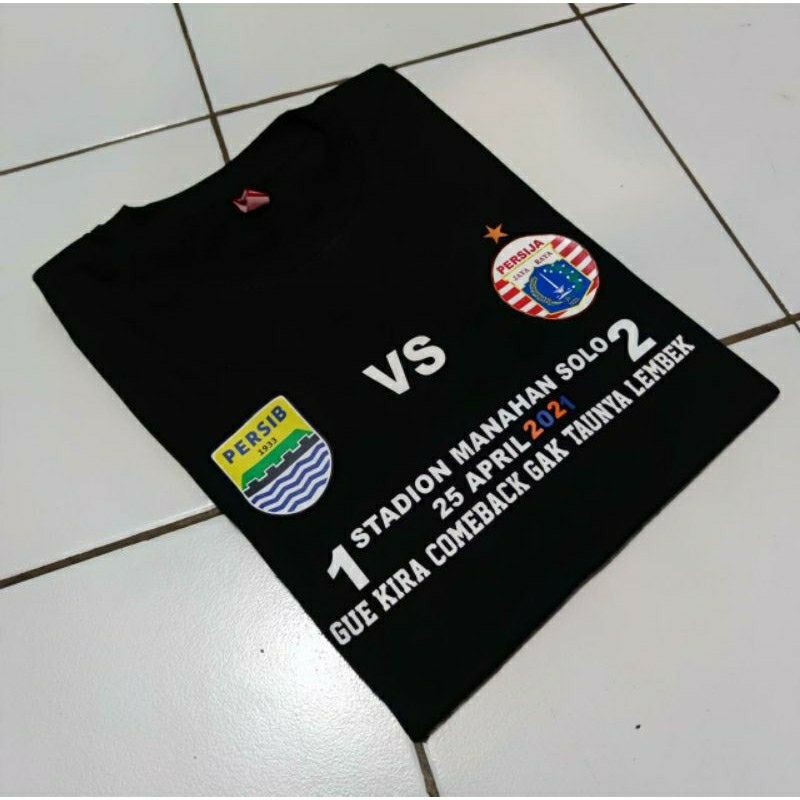 R.S (COD)KAOS PERSIJA / KAOS PERSIJA VS PERSIB STD MANAHAN SOLO