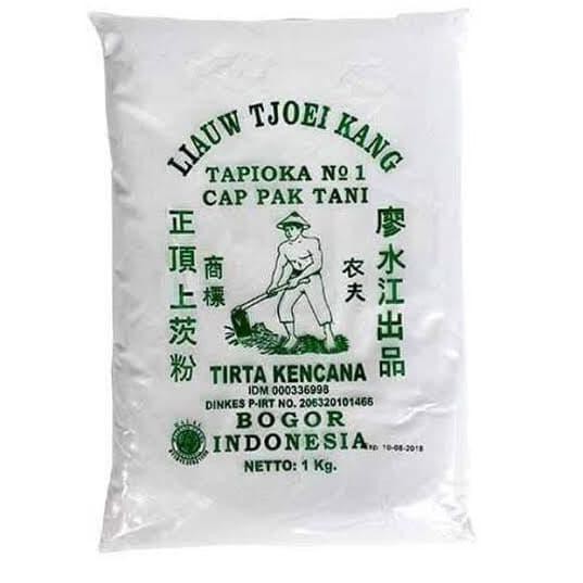 

Tepung Tapioka Cap Pak Tani Liauw Tjoei Kang Kemasan 1kg