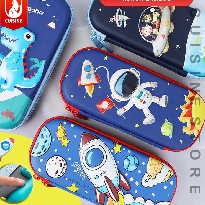

Penjualan Terbaiik [COD] Kotak Pensil 3D Timbul EVA Dinosaurus Astronot 20 CM Tempat Pensil Pulpen anak Sekolah / CUISINE