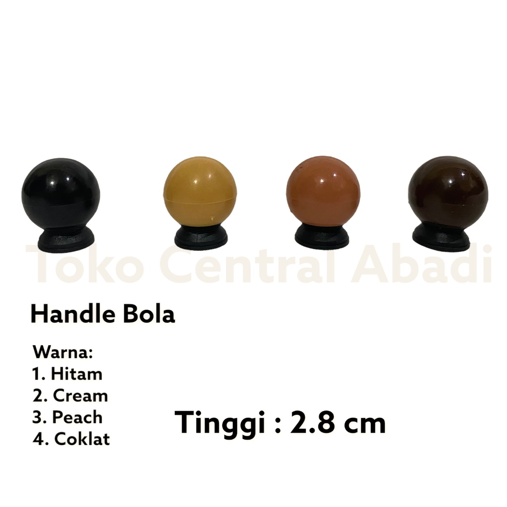 Handle Lemari/ Handle Bulat/ Handle Laci/ Tarikan Laci/ Handle Plastik